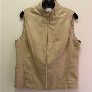 EP Pro Full Zip Wind Vest Size Medium Reptile Animal Print